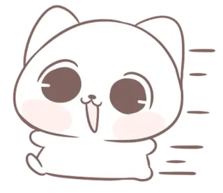 ⭐ 猫, 动物, 可爱, 快乐, 卡通 whatsapp sticker