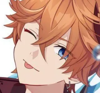 🍓 Tartaglia Genshin Impact Anime, Personaje, Juego, Genshin Impact, Tartaglia, Childe whatsapp sticker