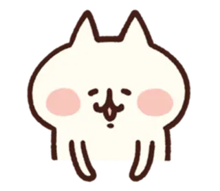 😁 mèo, động vật, dễ thương, kawaii, nhãn dán, hoạt hình telegram sticker
