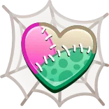 Trapped Heart telegram emojis 🖤