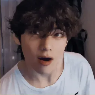 ☁️ V V, BTS, K-Pop, cantante, artista telegram sticker