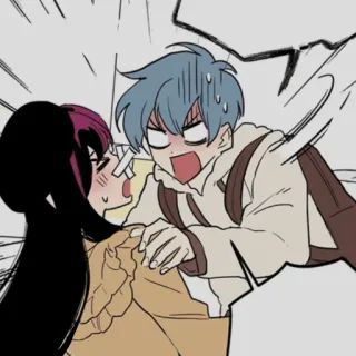 ℒ ִֶָ 🖤⊹ チェ百合₊˚⊹🕷°₊🕸꒷꒦ telegram stickers