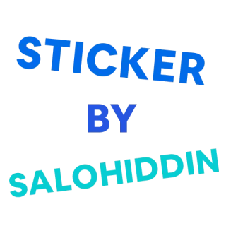 😘 STICKER BY SALOHIDDIN telegram sticker