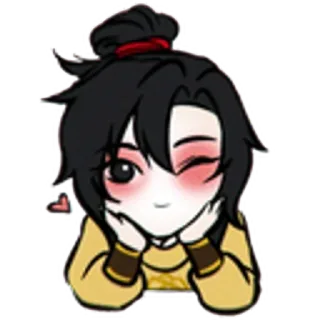 😉 การ์ตูน, ผู้หญิง, อนิเมะ, มังงะ whatsapp sticker