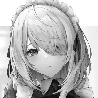 🥵 Anime, Maid, Mädchen, Süß, Manga, Charakter telegram sticker