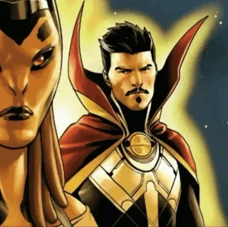 ✡️ Doctor Strange Doctor Strange, Marvel, Komiks, Superbohater, Magia, Czarodziej telegram sticker