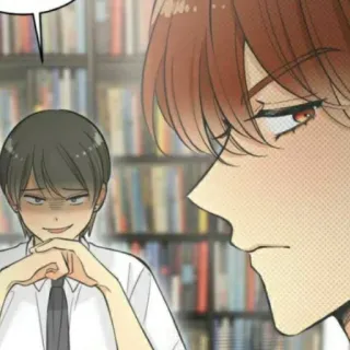 🎧 anime, manga, characters, webtoon, smirking, boys telegram sticker