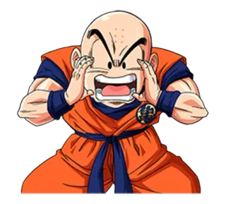 🗣 Krillin Dragon Ball Crilin, Dragon Ball, Anime, Personaggio, Arti Marziali, Cartone Animato telegram sticker