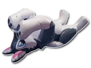 🐾 cane, gonfiabile, animale, giocattolo, carino, animale domestico, materassino gonfiabile telegram sticker