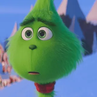 😞 The Grinch How the Grinch Stole Christmas กริ๊นช์, คริสต์มาส, การ์ตูน, ดร. ซูสส์, วันหยุด, ตัวละคร whatsapp sticker