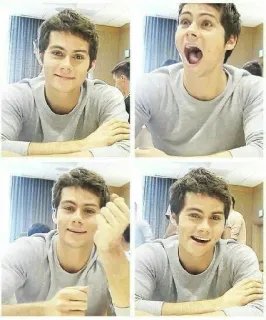 😂 Dylan O'Brien actor, celebrity, portrait, fan, teen wolf telegram sticker