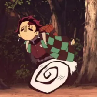 🔥 Tanjiro Kamado Demon Slayer Anime, Demon Slayer, Tanjiro, Chibi whatsapp sticker