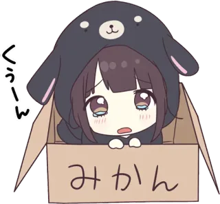 Best menhera's stickers telegram stickers