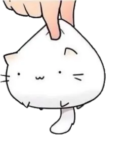 🐱 cat, cute, animal, kitten, white, pet telegram sticker