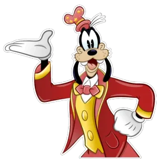 🎉 Goofy мультфильм, Disney, Гуфи, персонаж, мультяшный telegram sticker