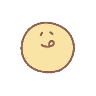 ⭐️ อิโมจิ, การ์ตูน, หน้า, น่ารัก, น่ารัก, เรียบง่าย, อารมณ์ telegram sticker