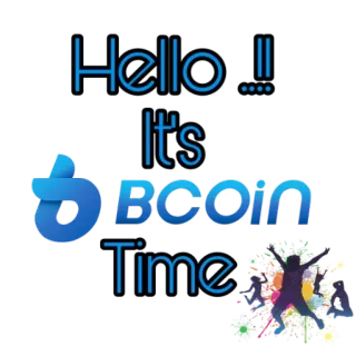 🤩 Hello !!
It's BCoin Time bcointime, ciao, festa, blu, saltando telegram sticker