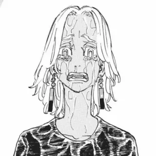🥢 anime, manga, crying, emotional, character, sad telegram sticker