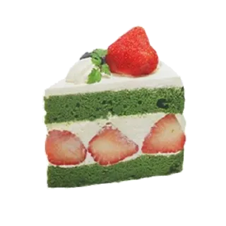 🍰 torta, fragola, dolce, verde, dolce, cibo telegram sticker