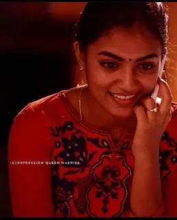 😁 Nazriya Nazim IG/EXPRESSION QUEEN NAZRIYA nữ diễn viên, biểu cảm, nữ hoàng, phụ nữ, gương mặt telegram sticker
