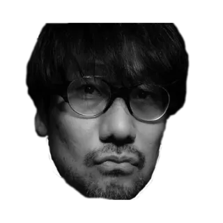 😚 Hideo Kojima Hideo Kojima, Designer de jogos, Desenvolvedor, Criador, Japonês telegram sticker