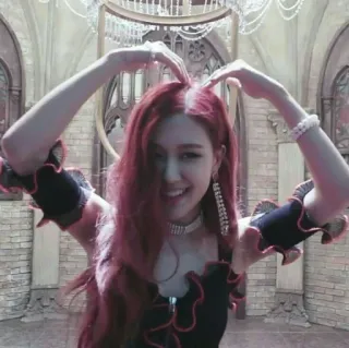 📎 Rose Rose, K-pop, Blackpink, cantora, idol, música telegram sticker