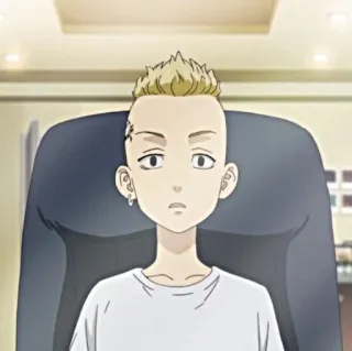🐉 Anime, Personaggio, Capelli Biondi, Persona, Uomo telegram sticker