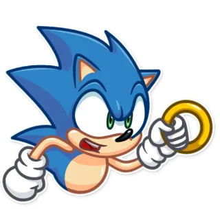 😠 Sonic the Hedgehog Sonic, Riccio, Sega, Videogioco, Cartone animato telegram sticker