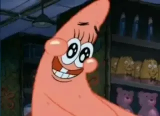 🕸 Patrick Star SpongeBob SquarePants Desenho animado, Nickelodeon, Bob Esponja, Patrick, Estrela do mar whatsapp sticker