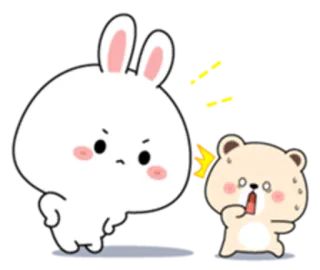Tiny Ear Cincy & Gomabon 4 @RekcitsEnilbot telegram stickers