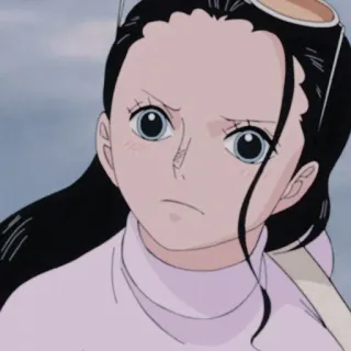 💄 Nico Robin One Piece Anime, One Piece, Nico Robin, Charakter, Manga telegram sticker