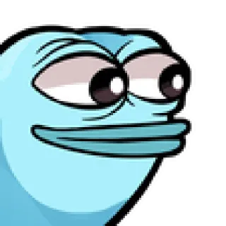 😐 pepe, meme, frog, internet telegram sticker