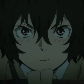 🍩 Osamu Dazai Bungou Stray Dogs Anime, Bungou Stray Dogs, Osamu Dazai, Karakter, Stiker telegram sticker
