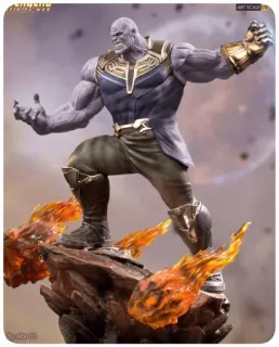 😠 Thanos Marvel サノス, マーベル, ヴィラン, スーパーヴィラン, インフィニティ・ガントレット, コミックキャラクター telegram sticker