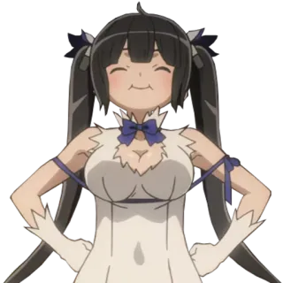 😊 Hestia Is It Wrong to Try to Pick Up Girls in a Dungeon? Anime, Hestia, DanMachi, Está errado tentar pegar garotas em uma dungeon? telegram sticker