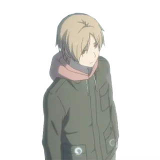 🙁 Anime, Manga, Personnage, Cheveux Blonds, Jeune, Mâle telegram sticker
