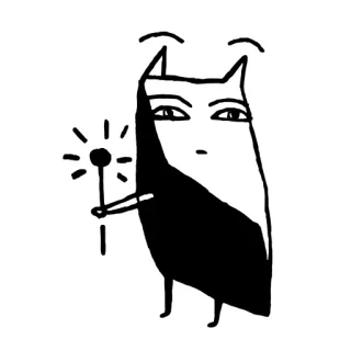 😓 doodle, wizard, character, illustration, sticker telegram sticker
