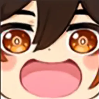 😃 animé, dessin animé, manga, émotionnel, expression, visage telegram sticker