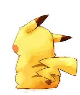 💛 Pikachu Pokemon pikachu, pokemon, cartoon, anime, elektrische muis, schattig, geel telegram sticker
