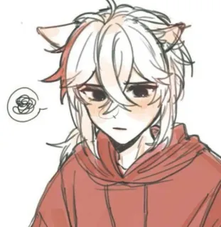 🌟 Kazuha Genshin Impact Anime, Fanart, Kawaii, Kazuha, Genshin Impact, Video game telegram sticker