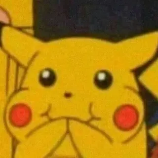😀 Pikachu Pokemon pokemon, pikachu, cute, cartoon, yellow telegram sticker