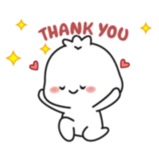 🙏 THANK YOU gracias, lindo, brillo, corazón, gratitud, adorable whatsapp sticker