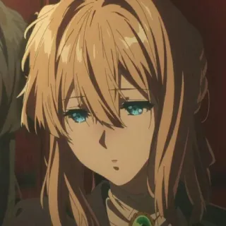 ✨ Violet Evergarden Anime, Personaggio, Ragazza, Violet Evergarden telegram sticker