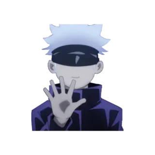 🌐 Gojo Satoru Jujutsu Kaisen Anime, Manga, Gojo, Satoru, Jujutsu Kaisen telegram sticker