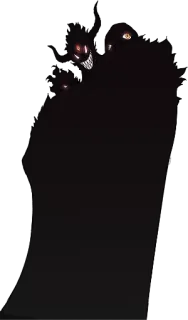 😈 monster, shadow, evil, dark, creature, demon telegram sticker