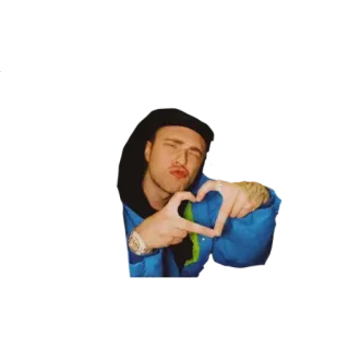 ❤️ homem, coração, amor, gesto telegram sticker
