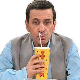 🙄 STANZ человек, пьет, напиток, мужчина telegram sticker