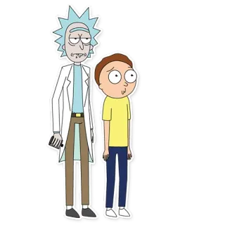 😐 Rick Sanchez Rick and Morty rick and morty, kartun, animasi, adult swim, rick sanchez, morty telegram sticker