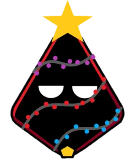 ⭐️ natal, árvore de natal, feriado, estrela, luzes, decoração, festivo telegram sticker