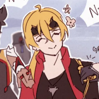 🍡 Thoma Genshin Impact Anime, Gra, Genshin Impact, Thoma, Postać, Gra wideo telegram sticker